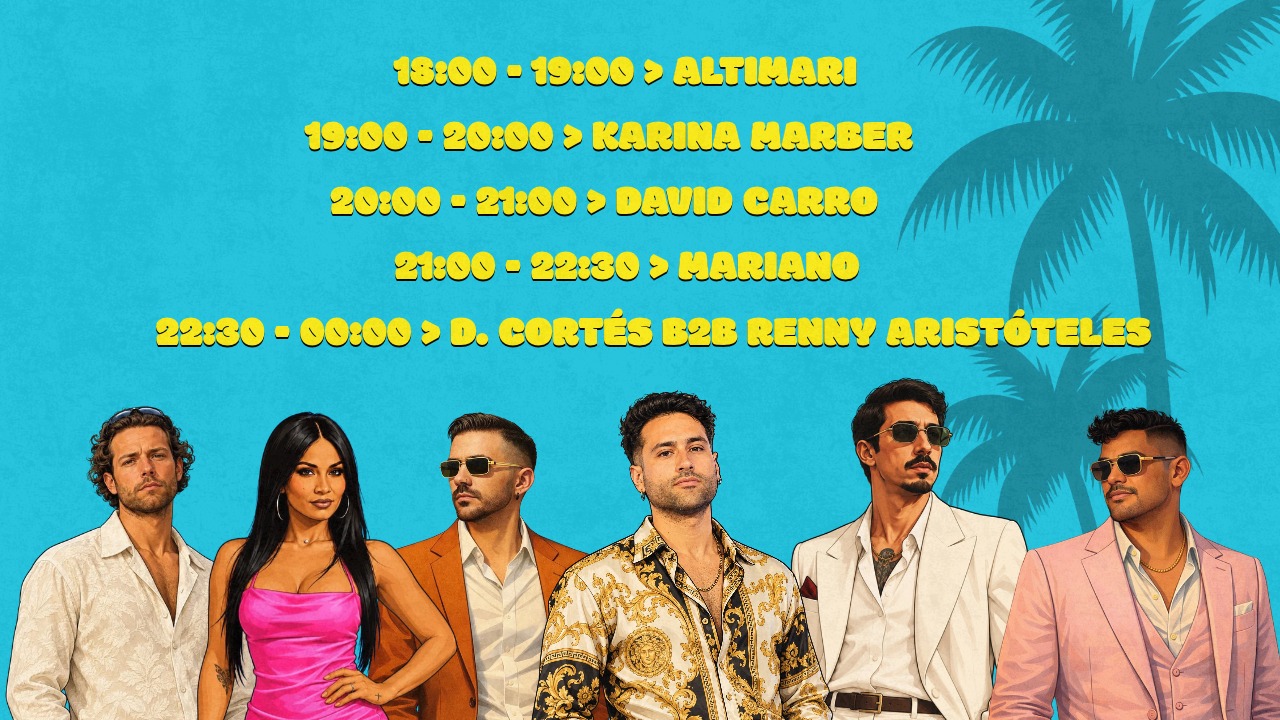 Line-up del I Aniversario de Sunny Grooves